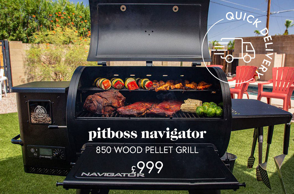 Pitboss navigator 850 wood pellet grill