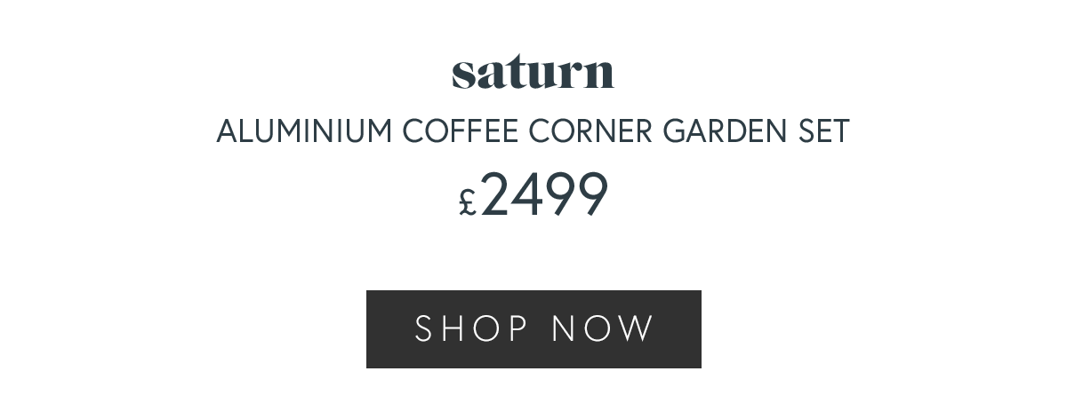 Shop the Saturn Aluminium Coffee Corner Garden Set