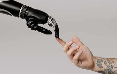 Photo of bionic arm